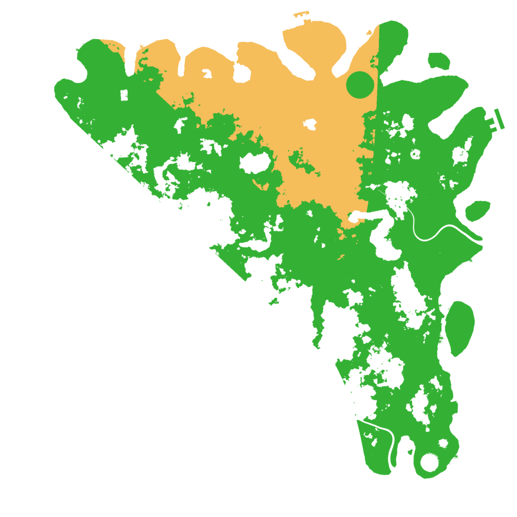 Biome Rust Map: Procedural Map, Size: 5000, Seed: 154