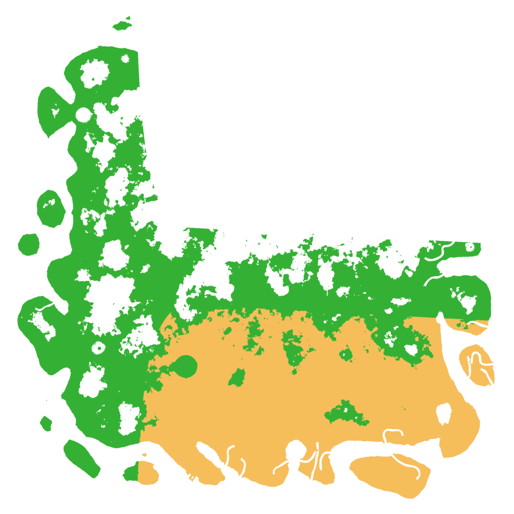 Biome Rust Map: Procedural Map, Size: 6000, Seed: 10091992