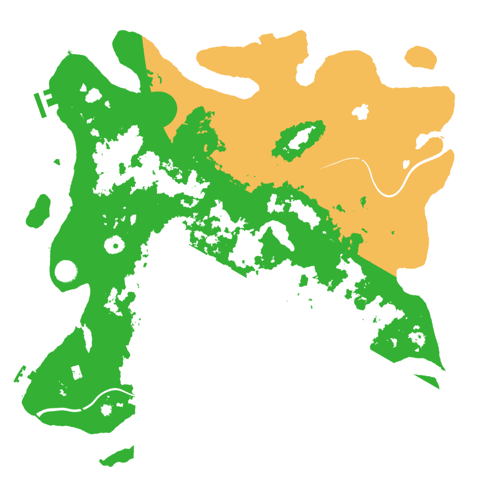 Biome Rust Map: Procedural Map, Size: 4000, Seed: 69776