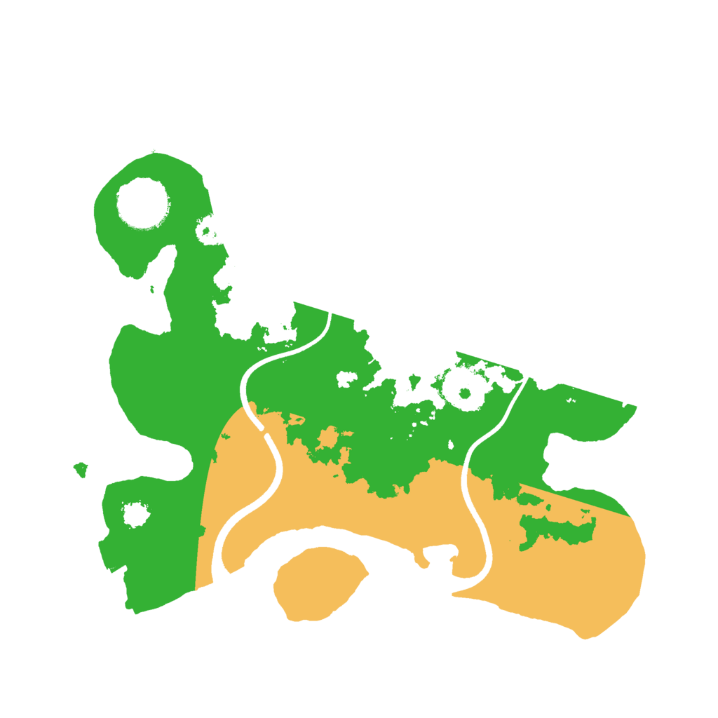 Biome Rust Map: Procedural Map, Size: 2490, Seed: 13825