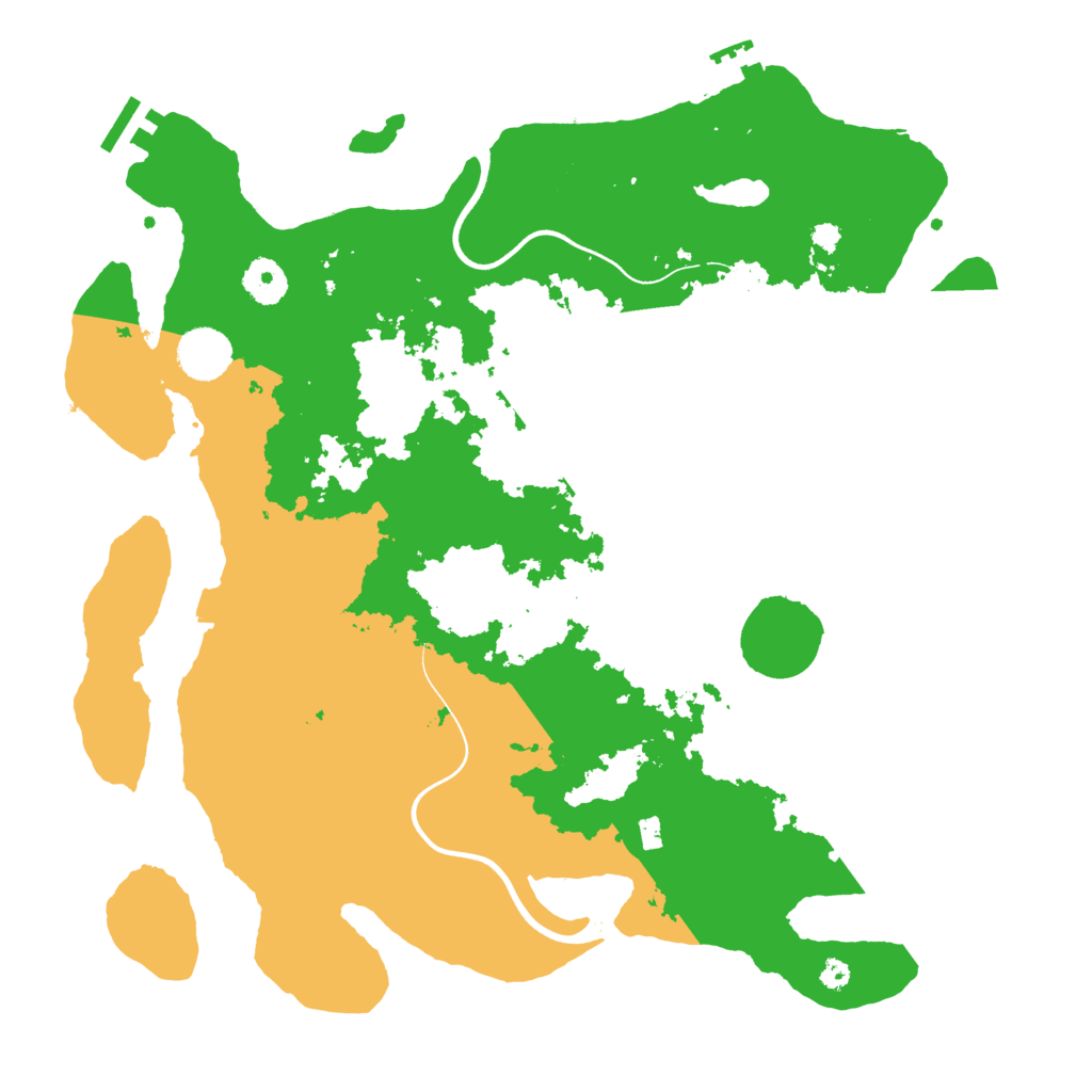 Biome Rust Map: Procedural Map, Size: 3700, Seed: 1461546372