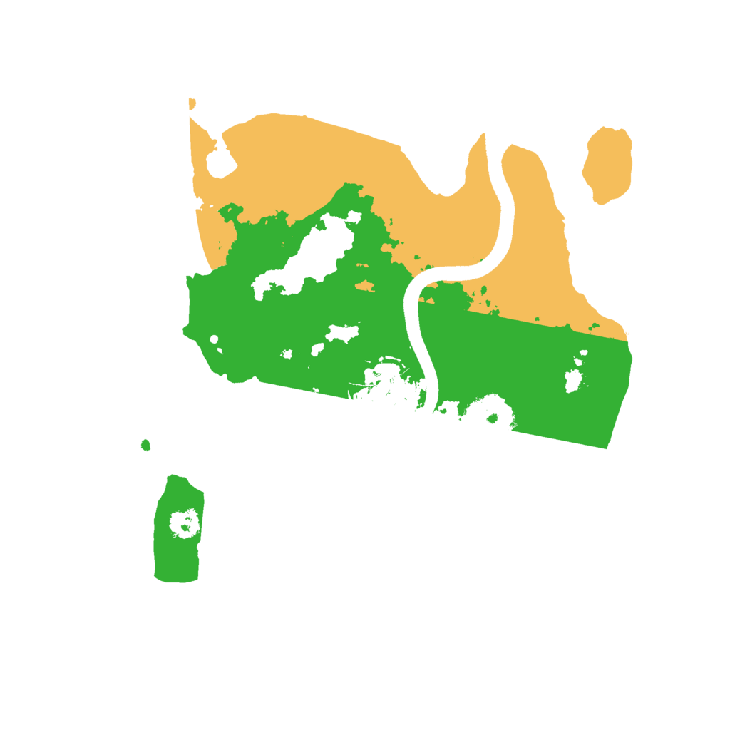 Biome Rust Map: Procedural Map, Size: 2500, Seed: 89820