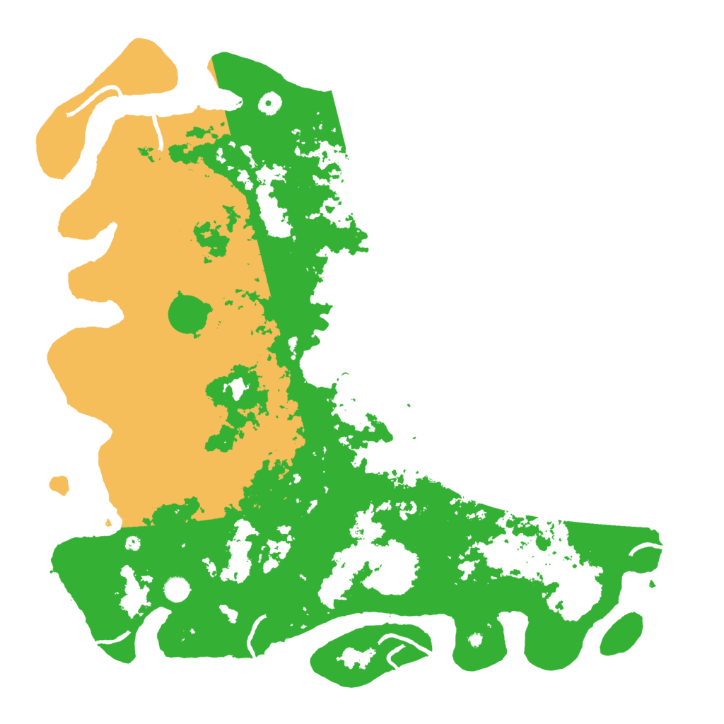 Biome Rust Map: Procedural Map, Size: 5000, Seed: 121212121