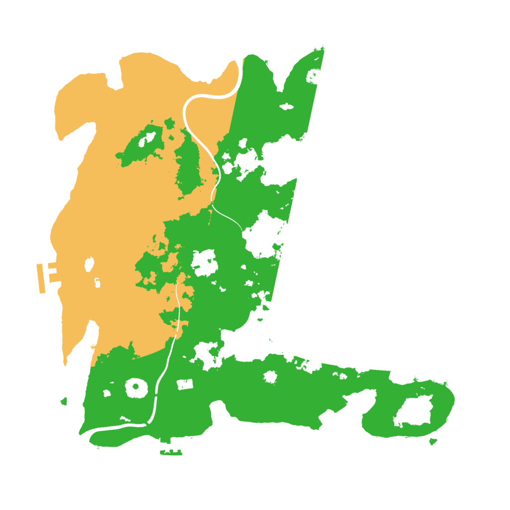 Biome Rust Map: Procedural Map, Size: 3500, Seed: 623424