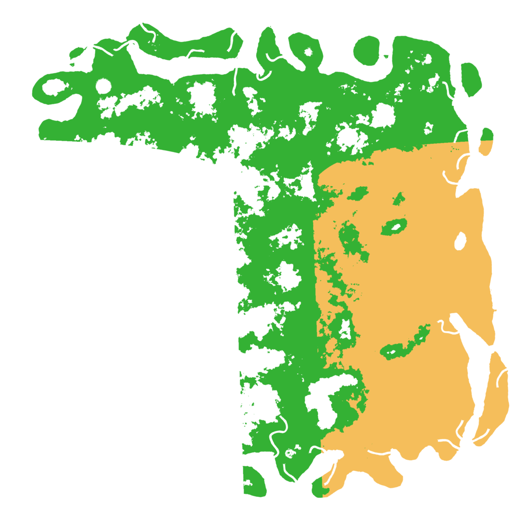 Biome Rust Map: Procedural Map, Size: 6000, Seed: 828663