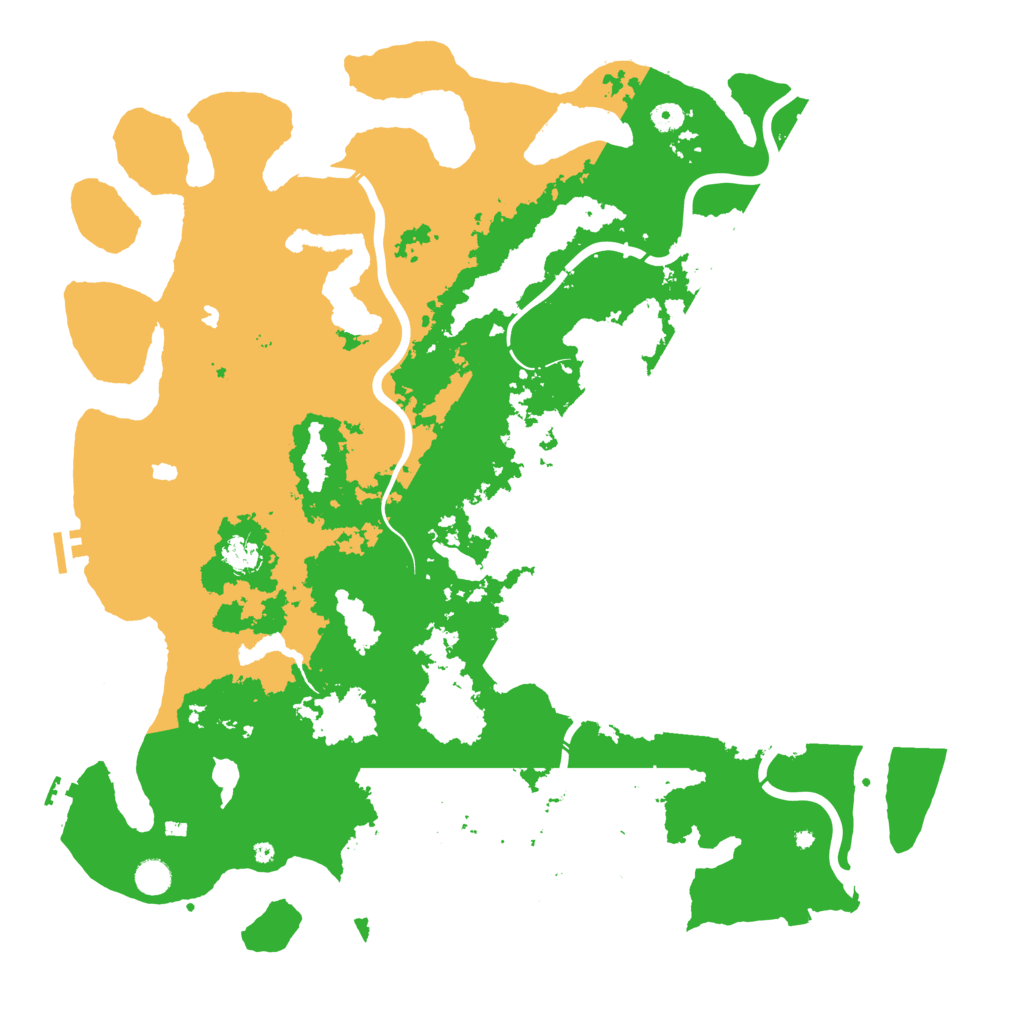 Biome Rust Map: Procedural Map, Size: 5000, Seed: 1873