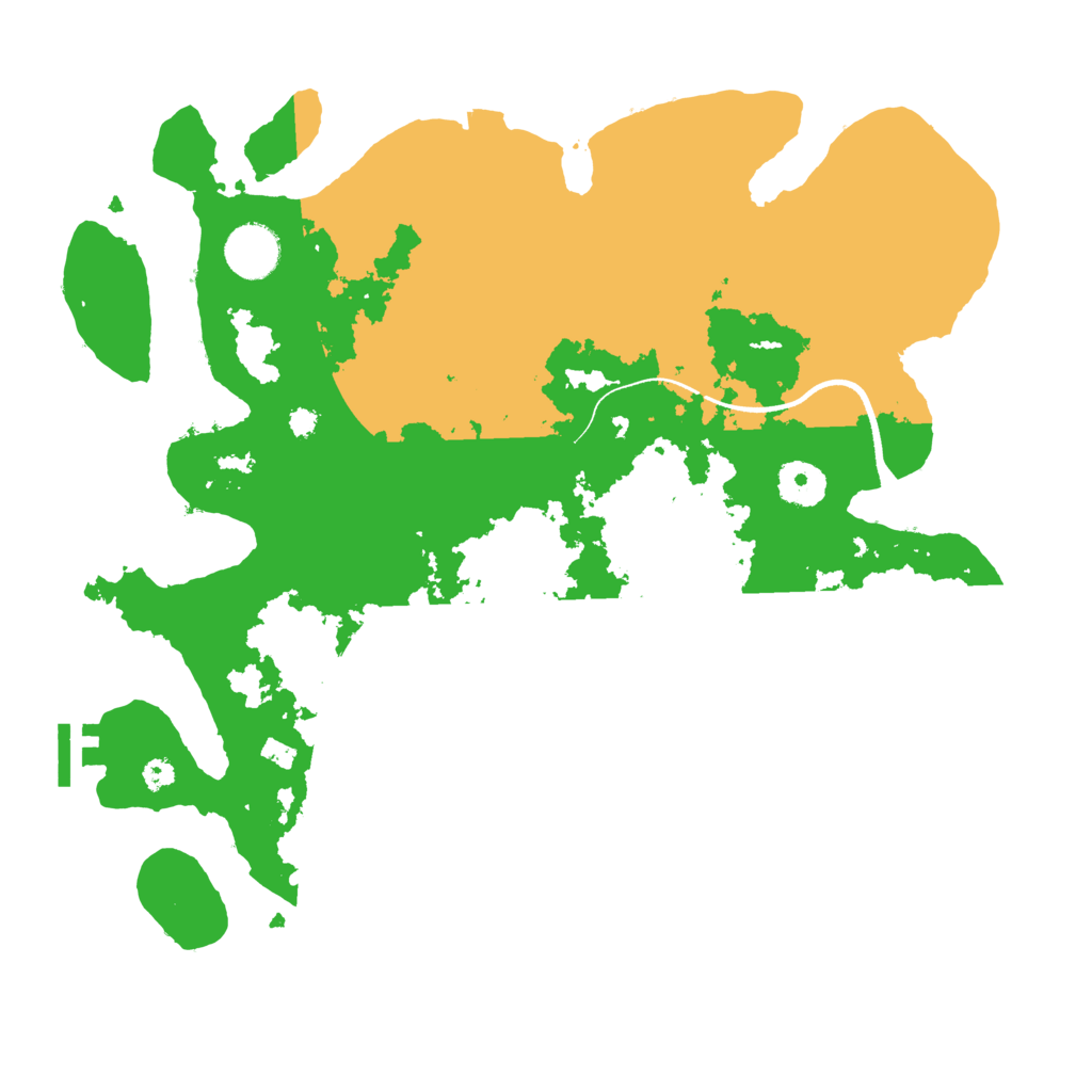 Biome Rust Map: Procedural Map, Size: 3500, Seed: 546622415