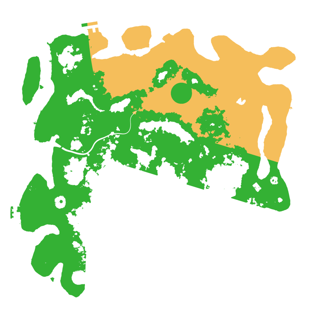 Biome Rust Map: Procedural Map, Size: 4000, Seed: 155665