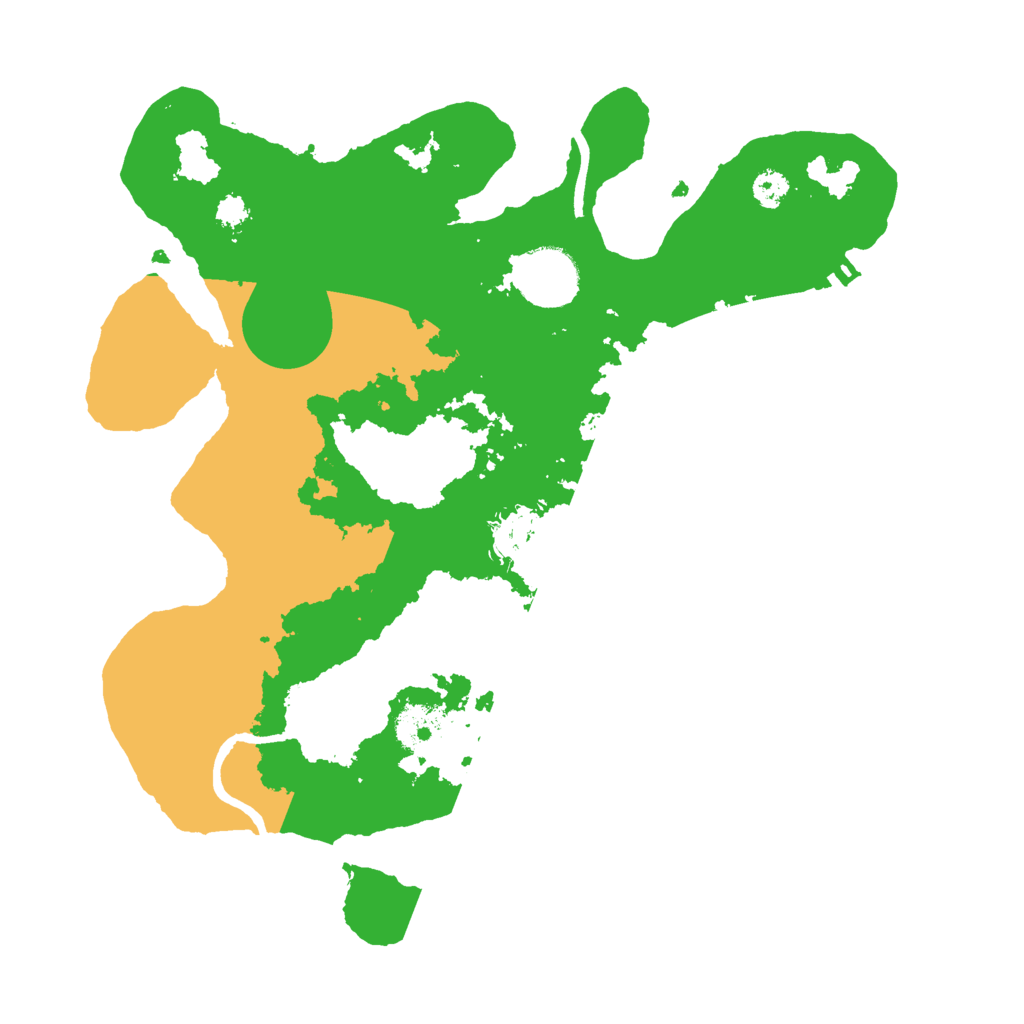 Biome Rust Map: Procedural Map, Size: 3000, Seed: 6632