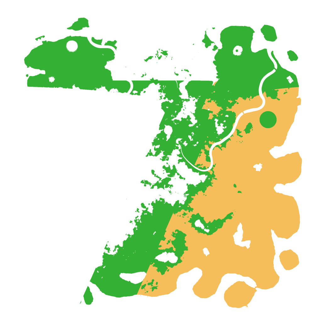 Biome Rust Map: Procedural Map, Size: 5000, Seed: 171064