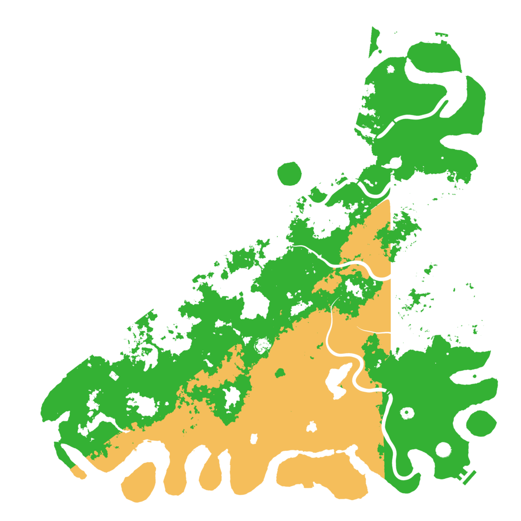 Biome Rust Map: Procedural Map, Size: 6000, Seed: 2132079659