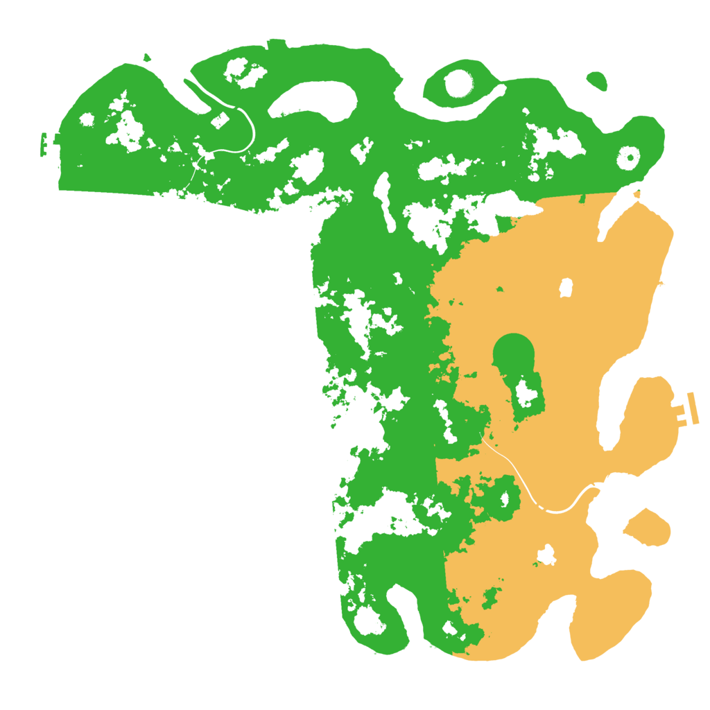 Biome Rust Map: Procedural Map, Size: 4500, Seed: 925452136