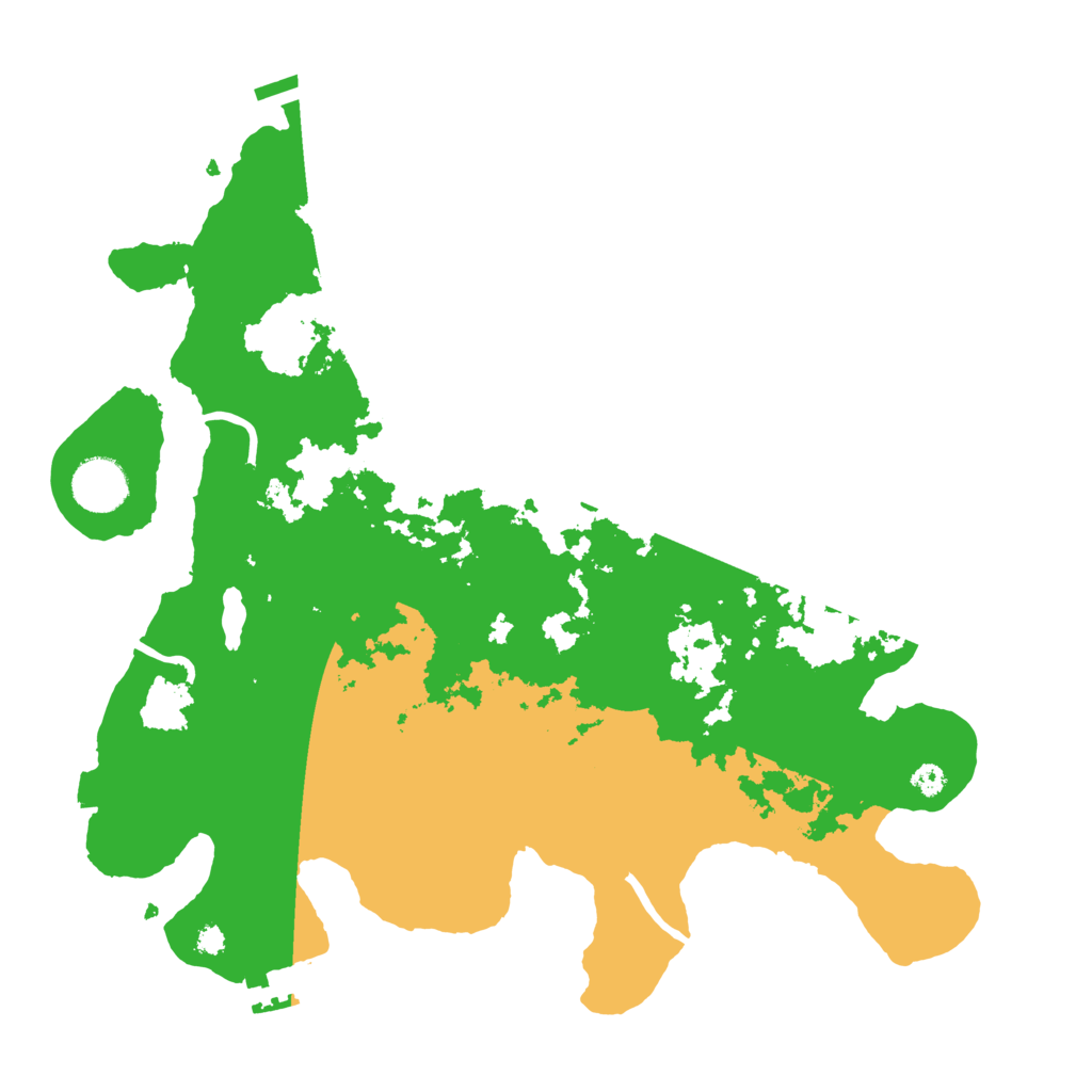 Biome Rust Map: Procedural Map, Size: 3500, Seed: 127539925