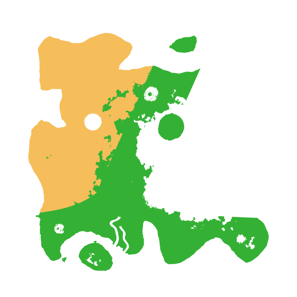 Biome Rust Map: Procedural Map, Size: 3100, Seed: 29067710