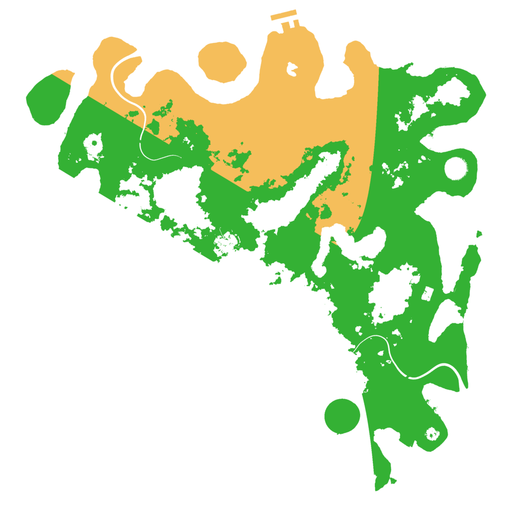 Biome Rust Map: Procedural Map, Size: 4000, Seed: 915322