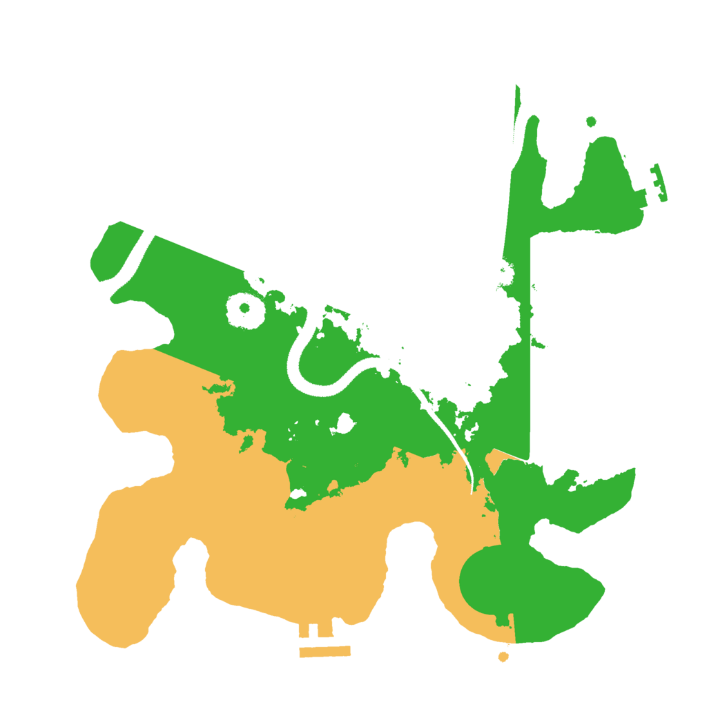 Biome Rust Map: Procedural Map, Size: 2800, Seed: 942657215