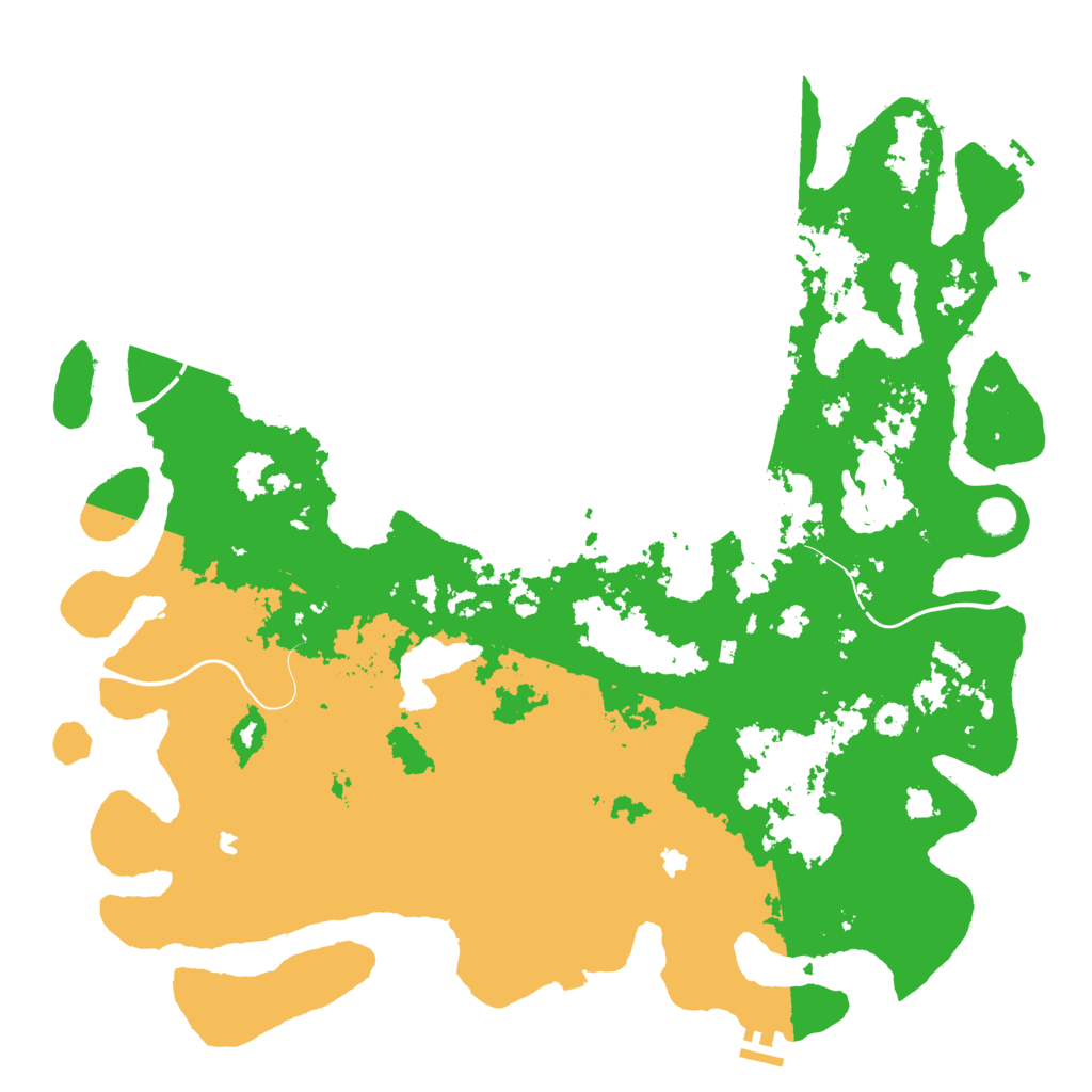 Biome Rust Map: Procedural Map, Size: 5000, Seed: 1648675759