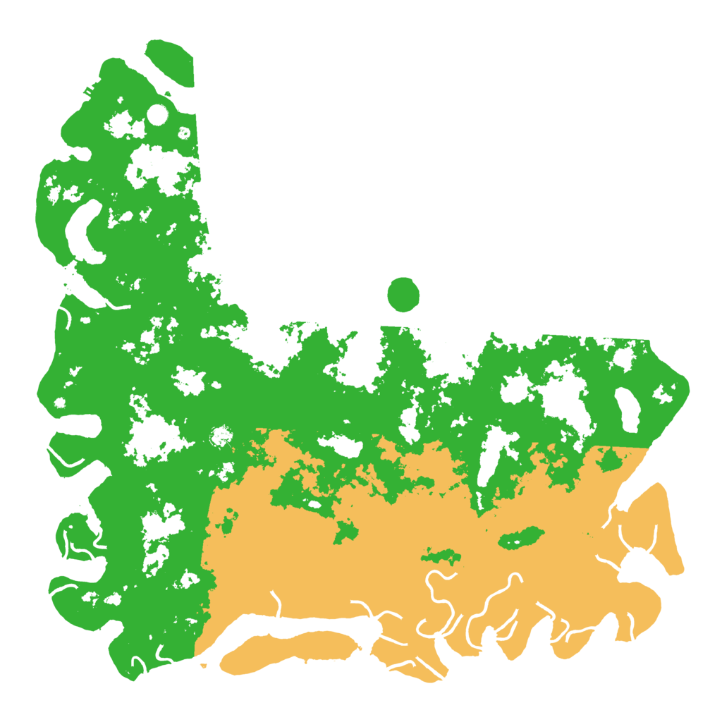 Biome Rust Map: Procedural Map, Size: 6000, Seed: 892822
