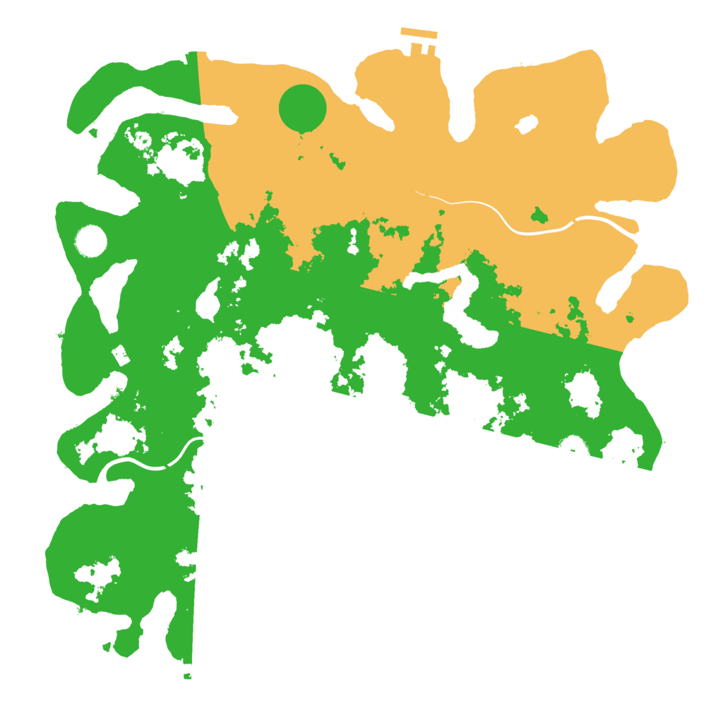 Biome Rust Map: Procedural Map, Size: 4000, Seed: 87516