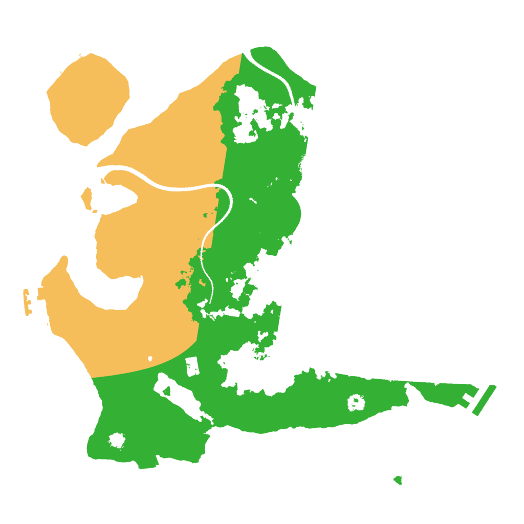 Biome Rust Map: Procedural Map, Size: 3000, Seed: 14715