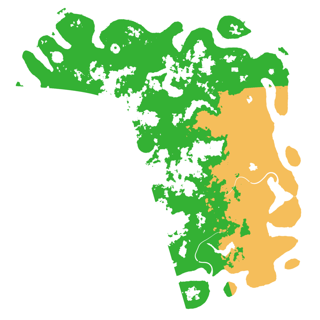 Biome Rust Map: Procedural Map, Size: 5000, Seed: 16651375
