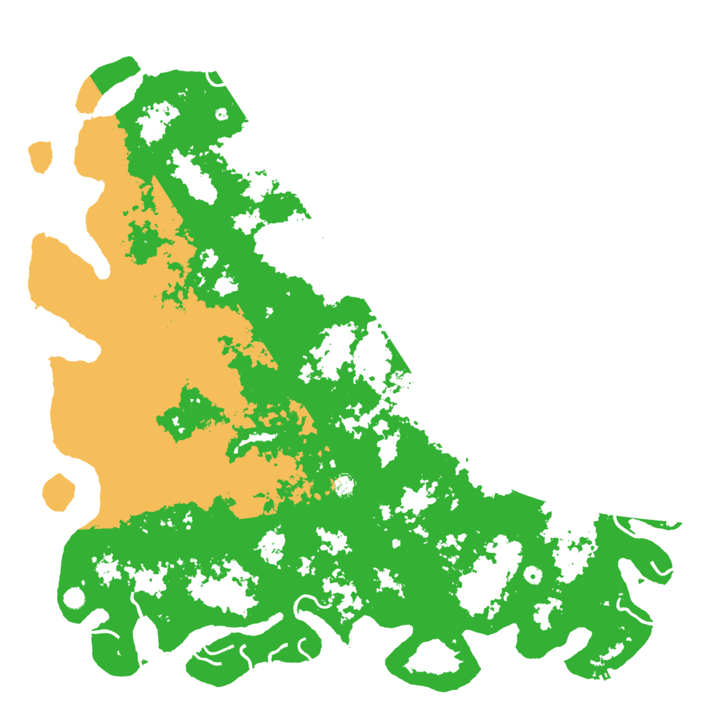 Biome Rust Map: Procedural Map, Size: 6000, Seed: 1621651997