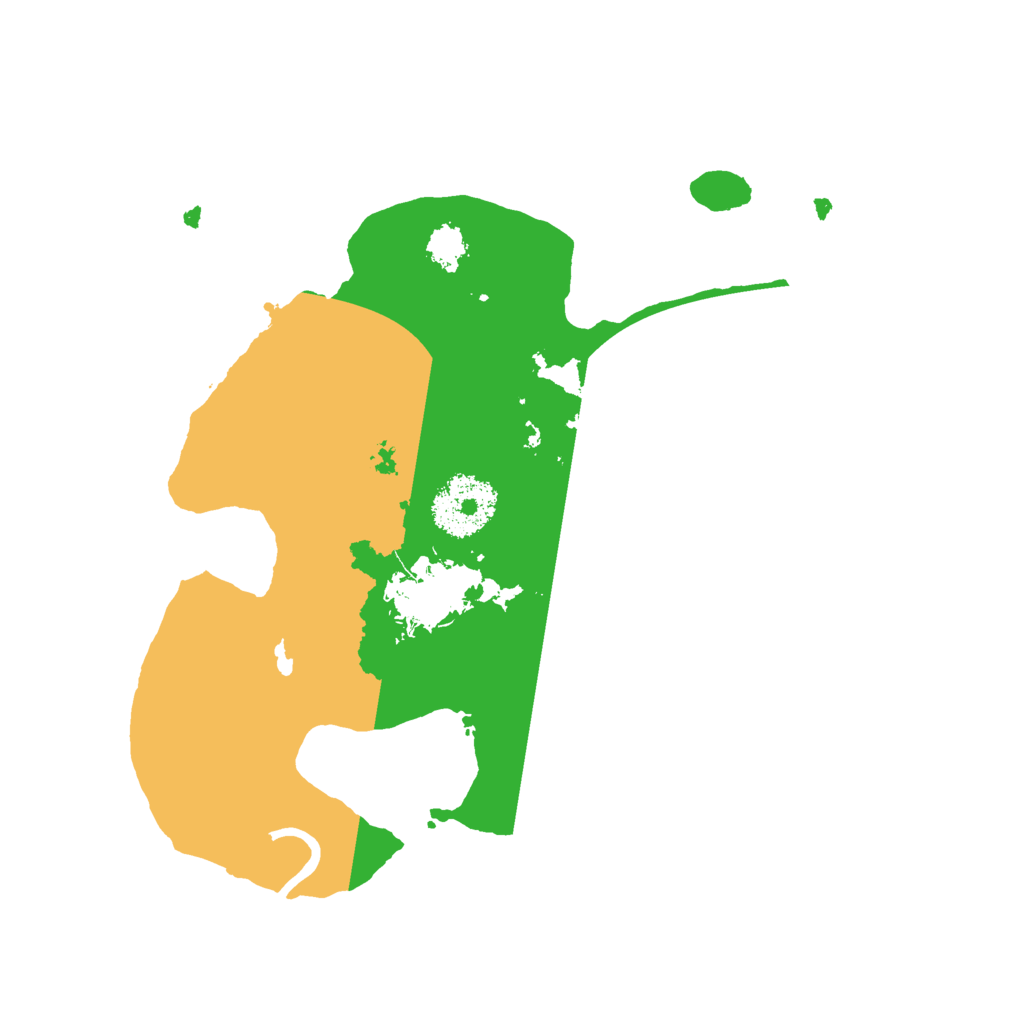 Biome Rust Map: Procedural Map, Size: 2500, Seed: 333739084