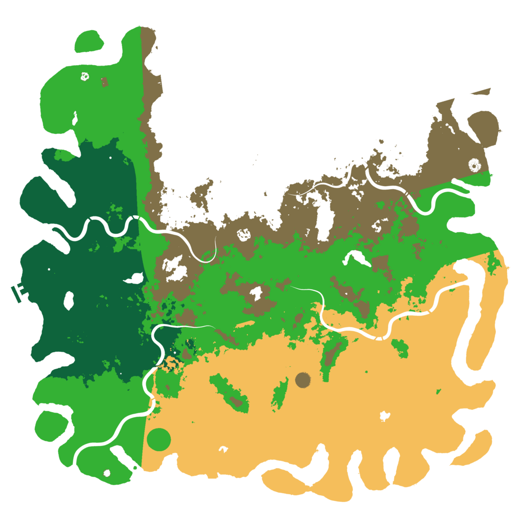 Biome Rust Map: Procedural Map, Size: 6000, Seed: 701043