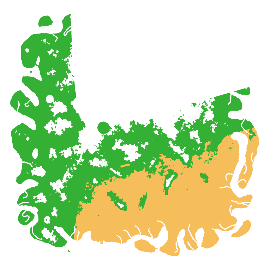 Biome Rust Map: Procedural Map, Size: 6000, Seed: 701043