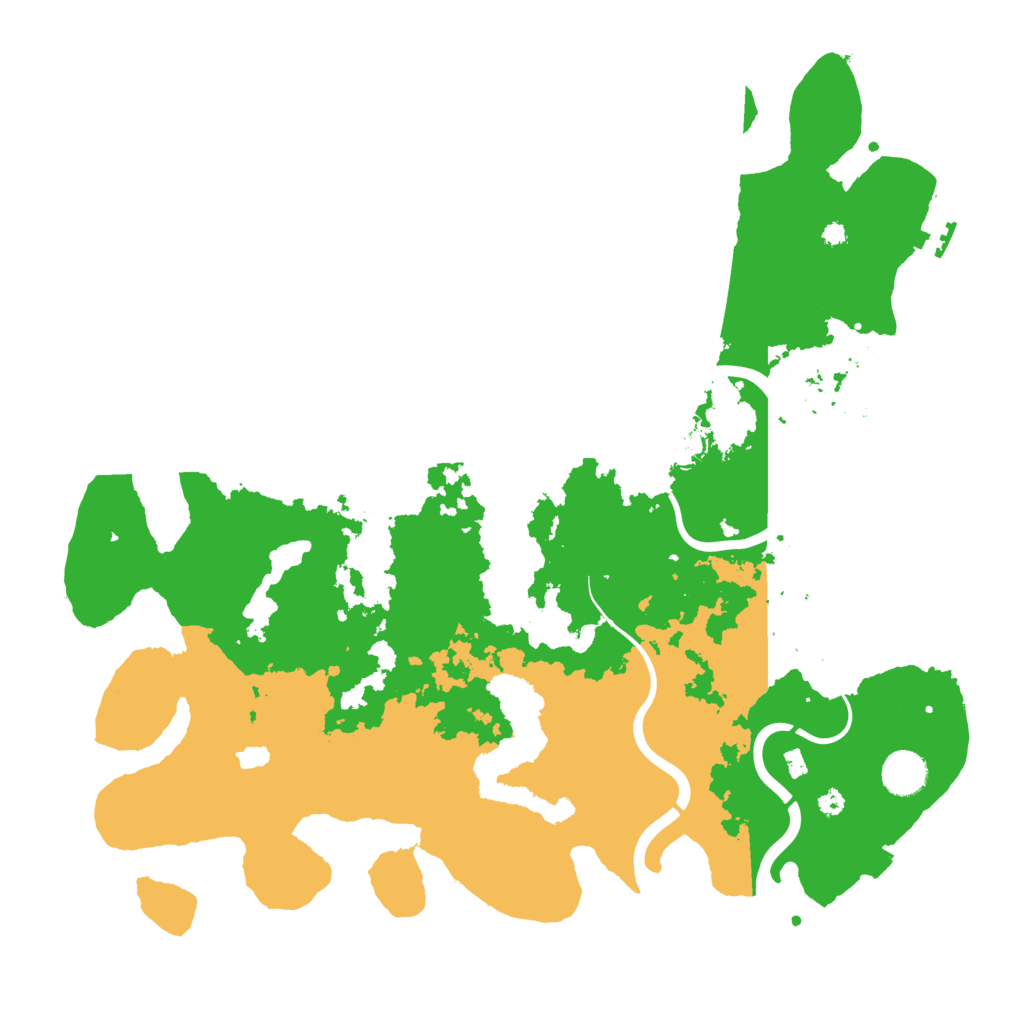 Biome Rust Map: Procedural Map, Size: 4000, Seed: 345735473