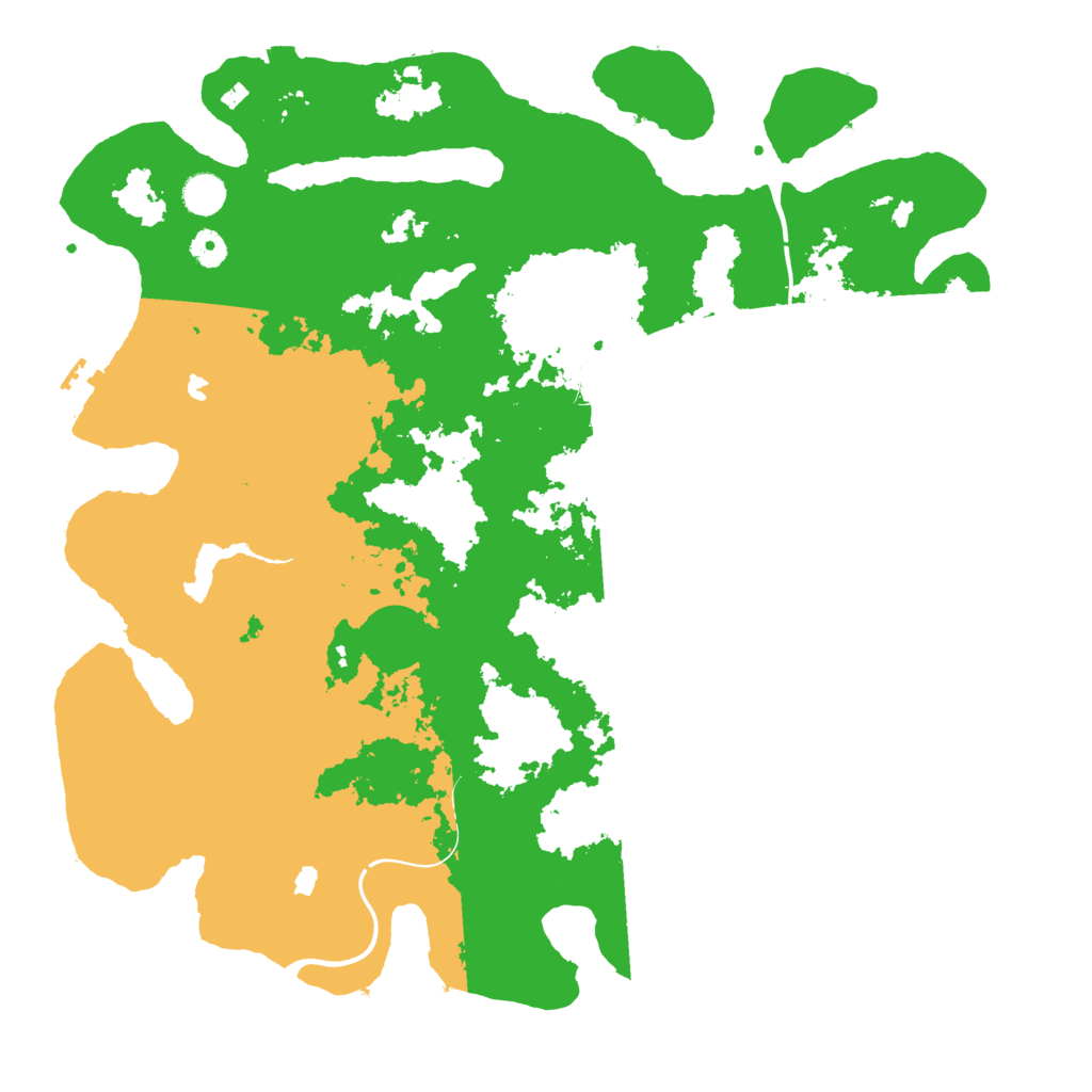 Biome Rust Map: Procedural Map, Size: 4500, Seed: 939721848