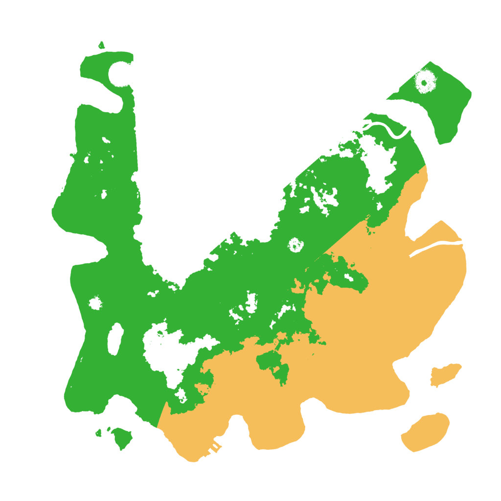 Biome Rust Map: Procedural Map, Size: 3500, Seed: 314520416