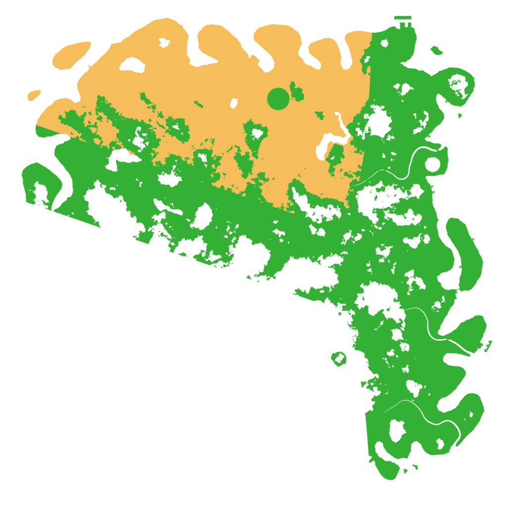 Biome Rust Map: Procedural Map, Size: 6000, Seed: 766193