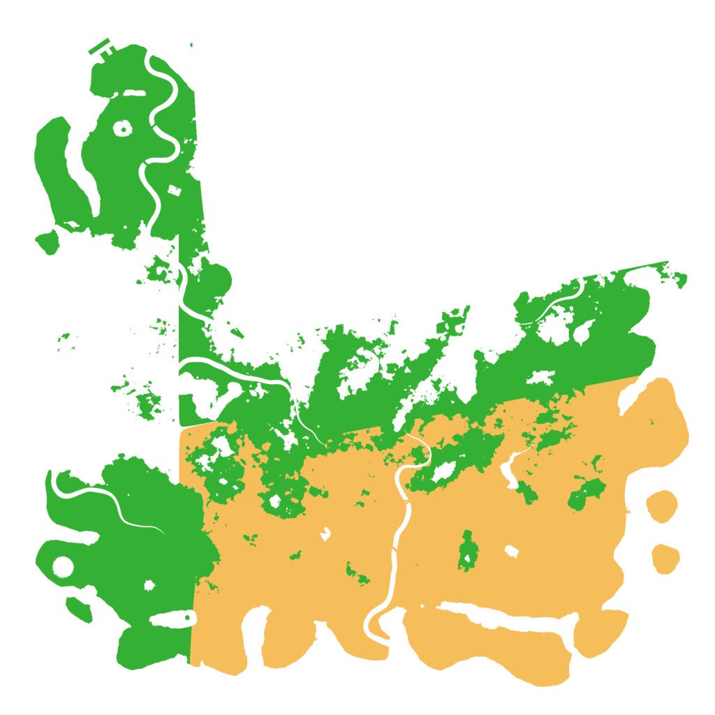Biome Rust Map: Procedural Map, Size: 6000, Seed: 921798