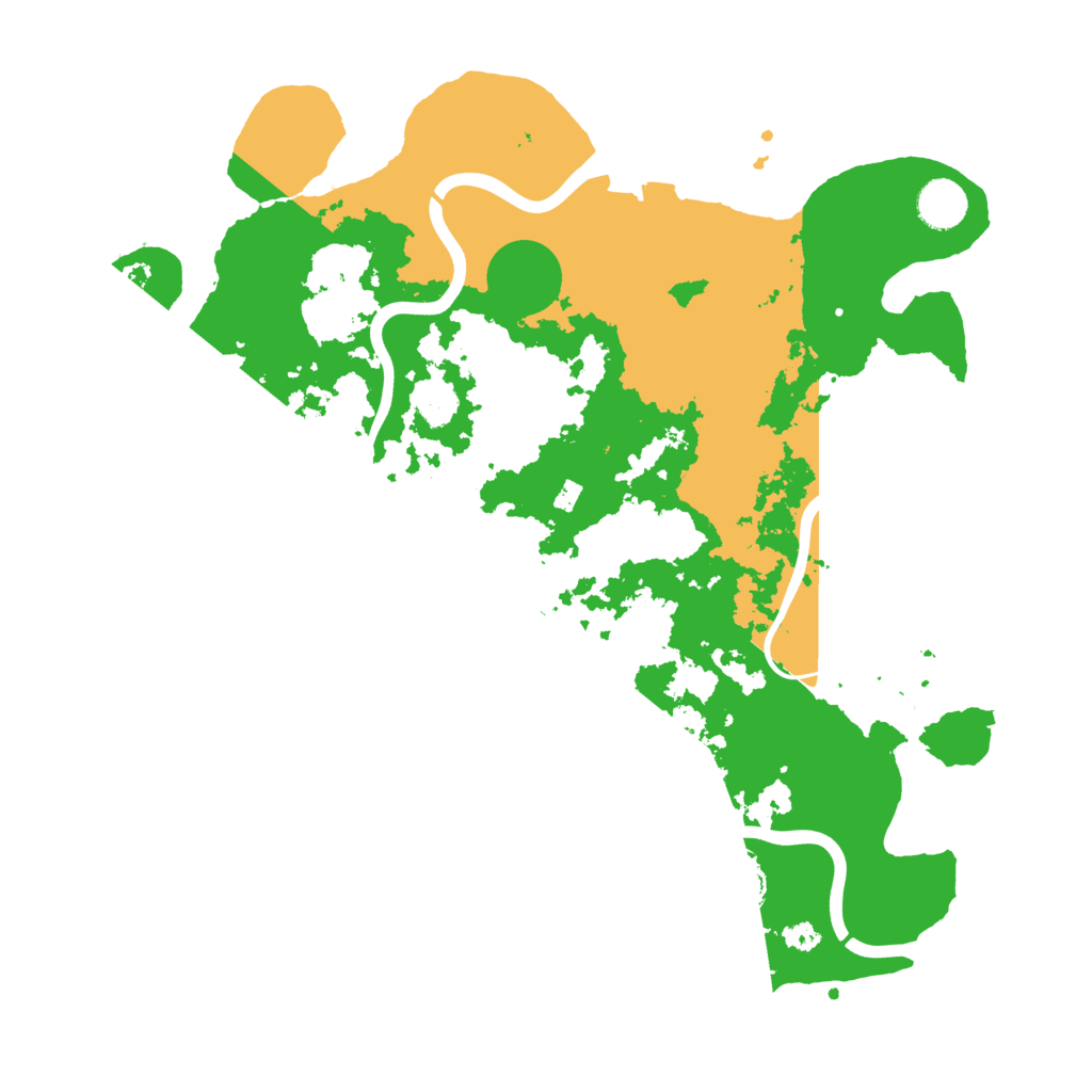 Biome Rust Map: Procedural Map, Size: 3850, Seed: 783152344