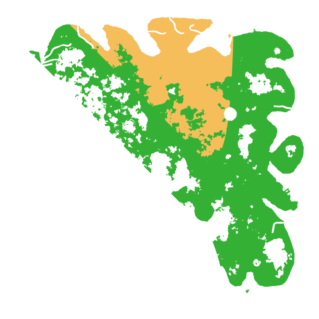Biome Rust Map: Procedural Map, Size: 4500, Seed: 281096011