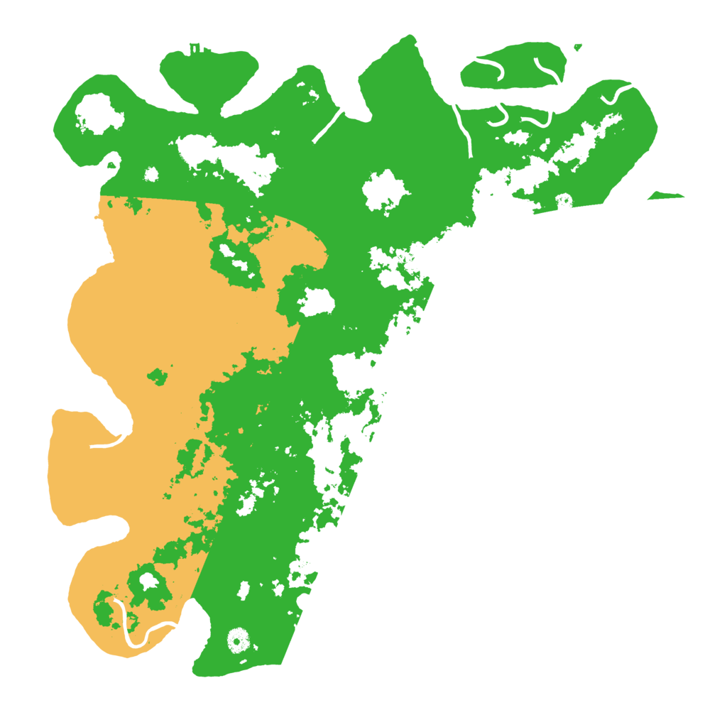 Biome Rust Map: Procedural Map, Size: 4550, Seed: 166766555