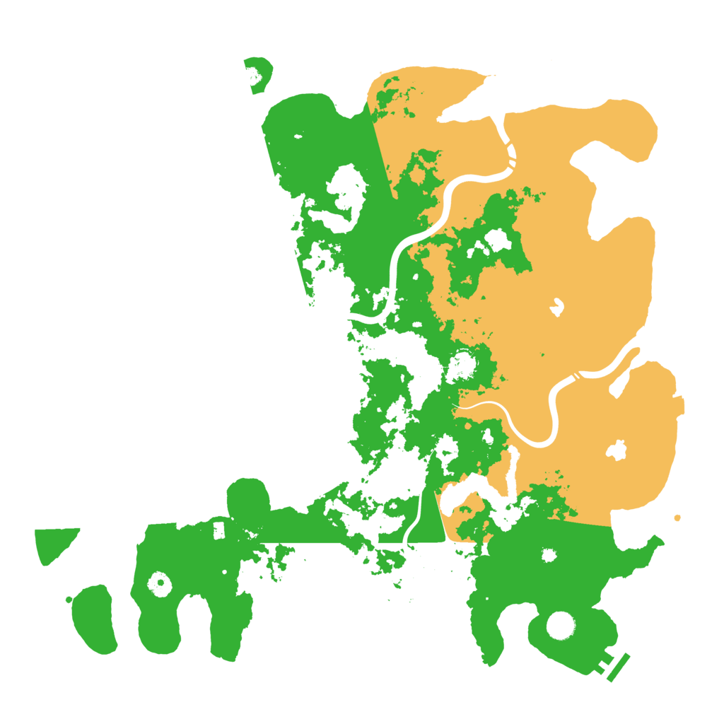 Biome Rust Map: Procedural Map, Size: 4500, Seed: 1504740036