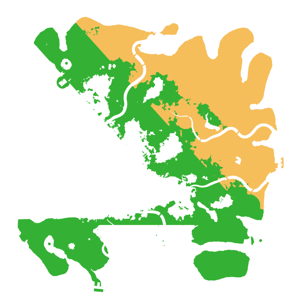 Biome Rust Map: Procedural Map, Size: 4250, Seed: 401208537