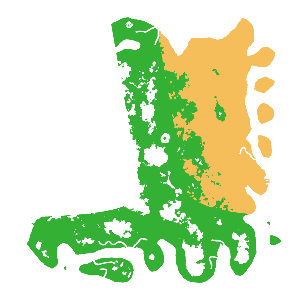 Biome Rust Map: Procedural Map, Size: 4500, Seed: 5051987