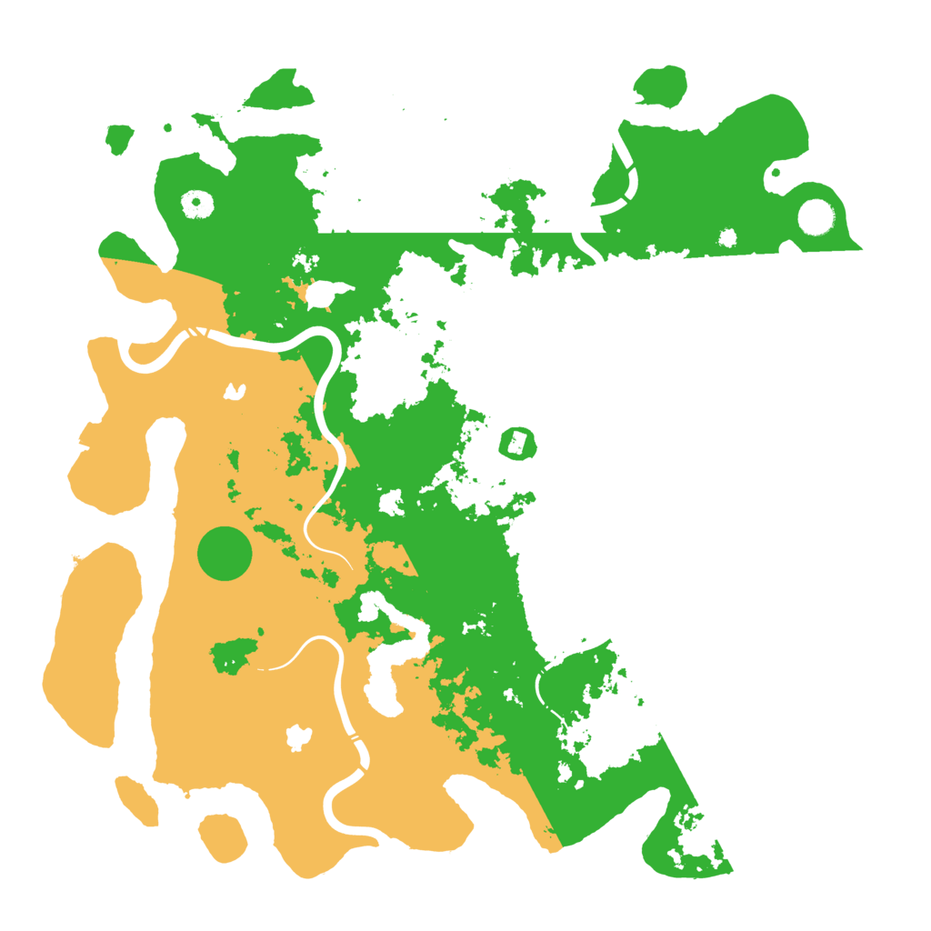 Biome Rust Map: Procedural Map, Size: 4500, Seed: 1990366640