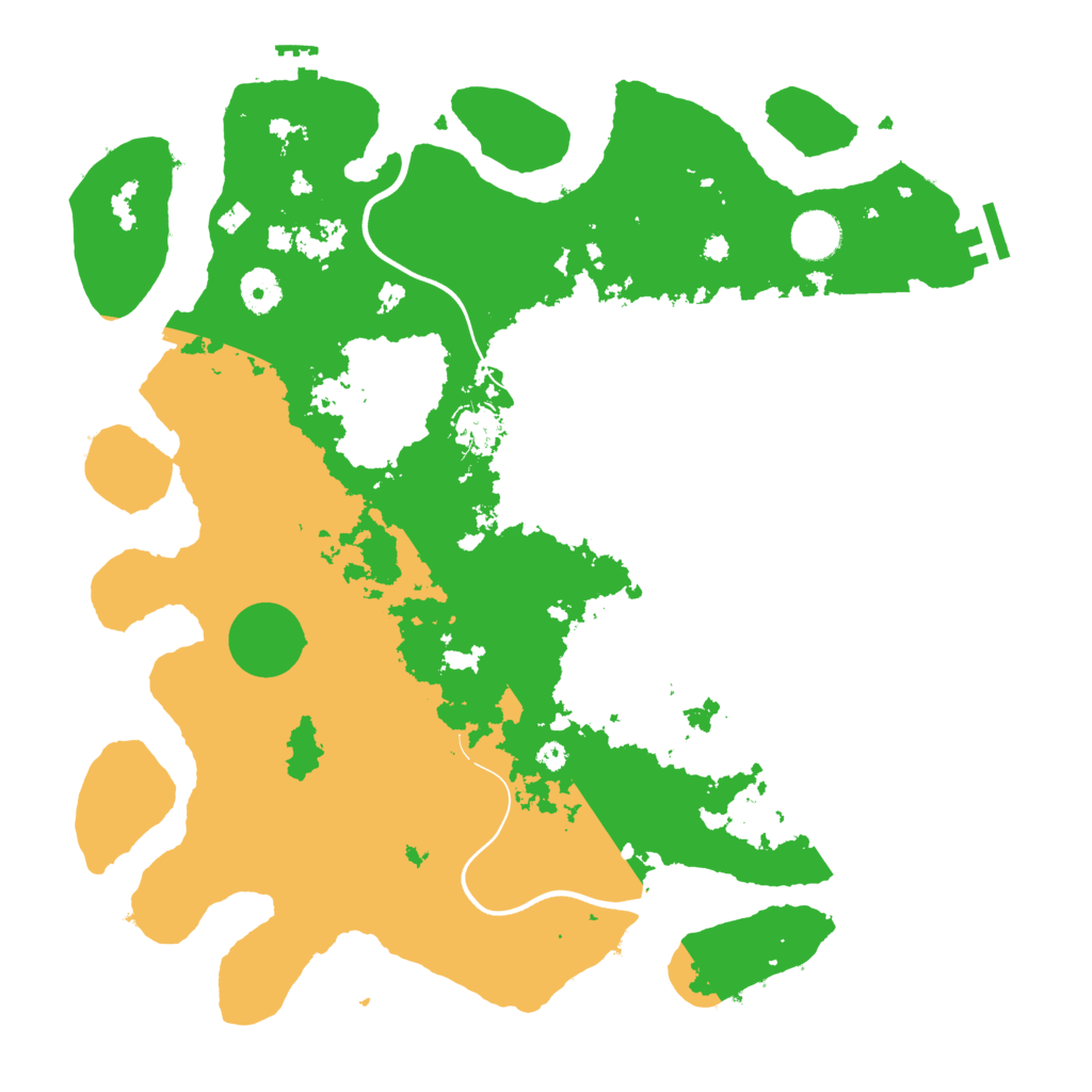 Biome Rust Map: Procedural Map, Size: 3850, Seed: 704438758