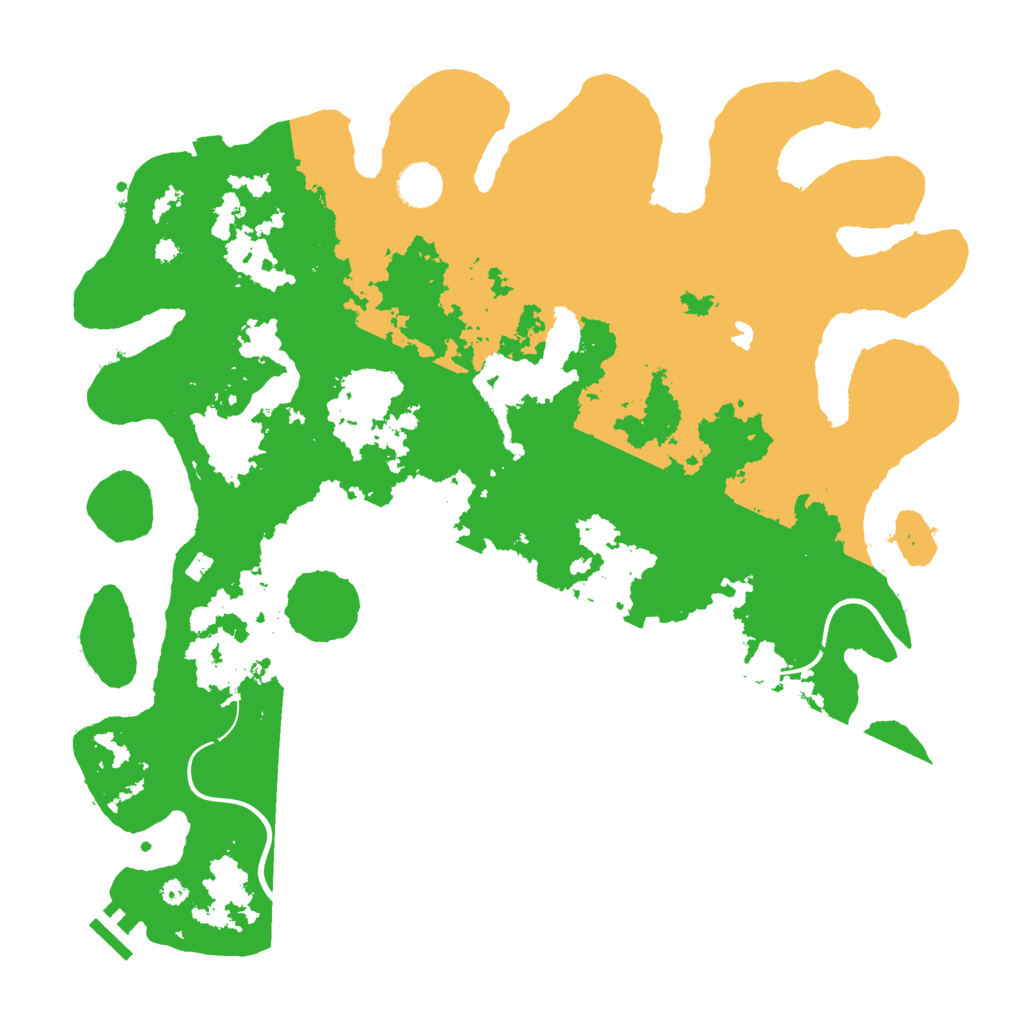 Biome Rust Map: Procedural Map, Size: 4000, Seed: 1318161522