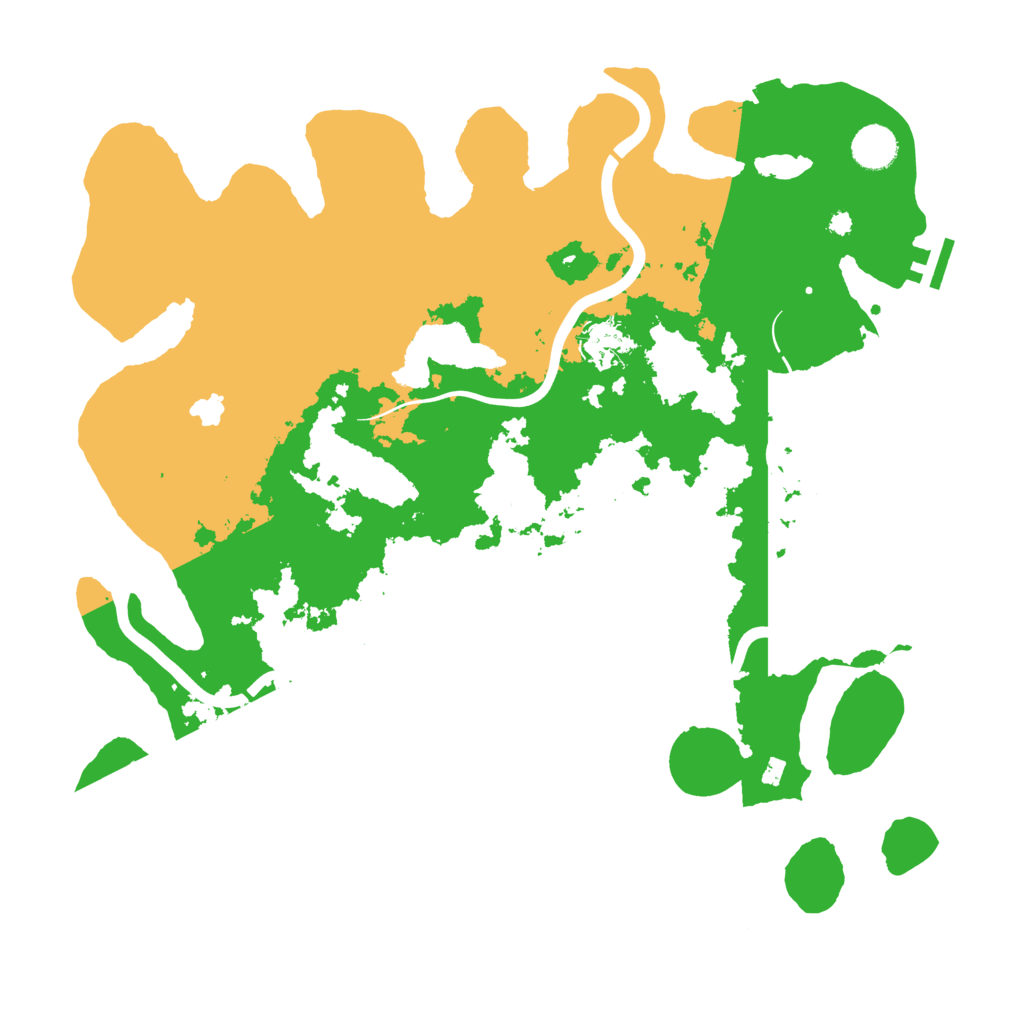 Biome Rust Map: Procedural Map, Size: 4000, Seed: 1954766602