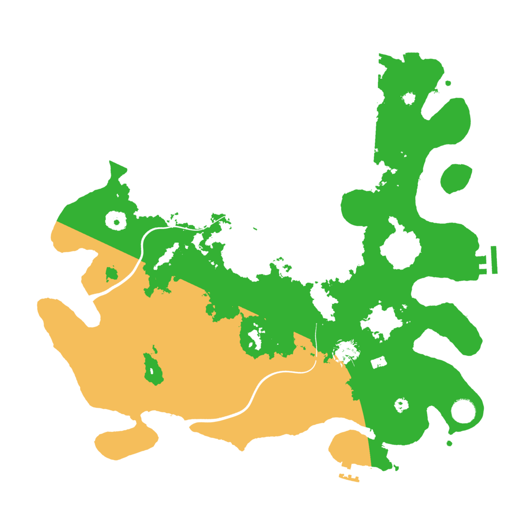 Biome Rust Map: Procedural Map, Size: 3750, Seed: 451996257