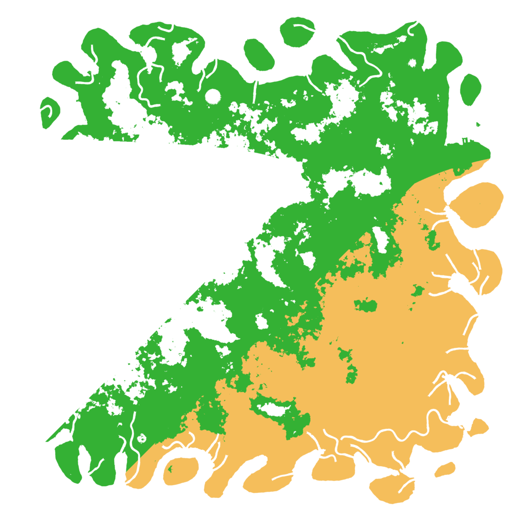 Biome Rust Map: Procedural Map, Size: 6000, Seed: 1519060242