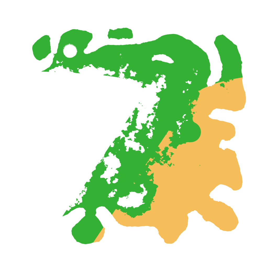 Biome Rust Map: Barren, Size: 3500, Seed: 154453183