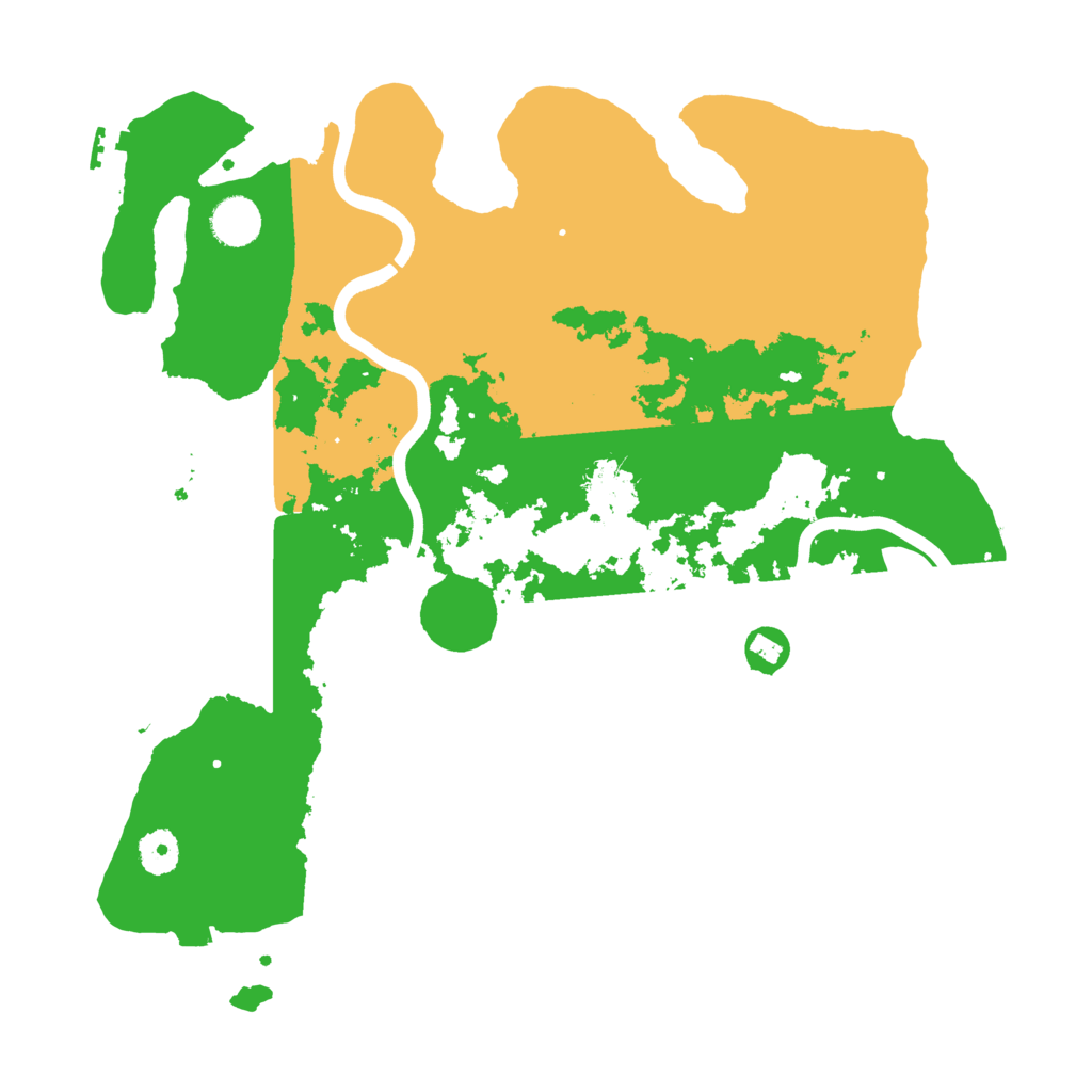 Biome Rust Map: Procedural Map, Size: 3850, Seed: 84181086