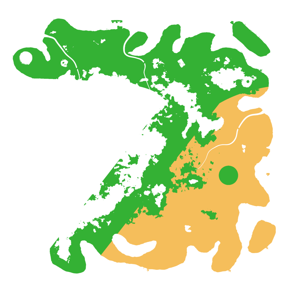 Biome Rust Map: Procedural Map, Size: 4050, Seed: 1255530419