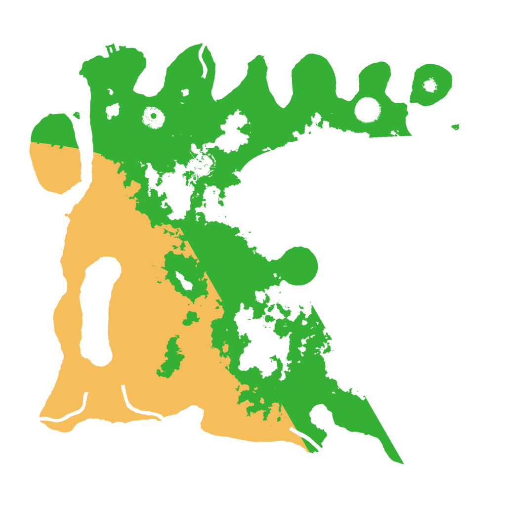 Biome Rust Map: Procedural Map, Size: 3500, Seed: 361996683